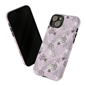 Purple Leaf - Protective Phone Case