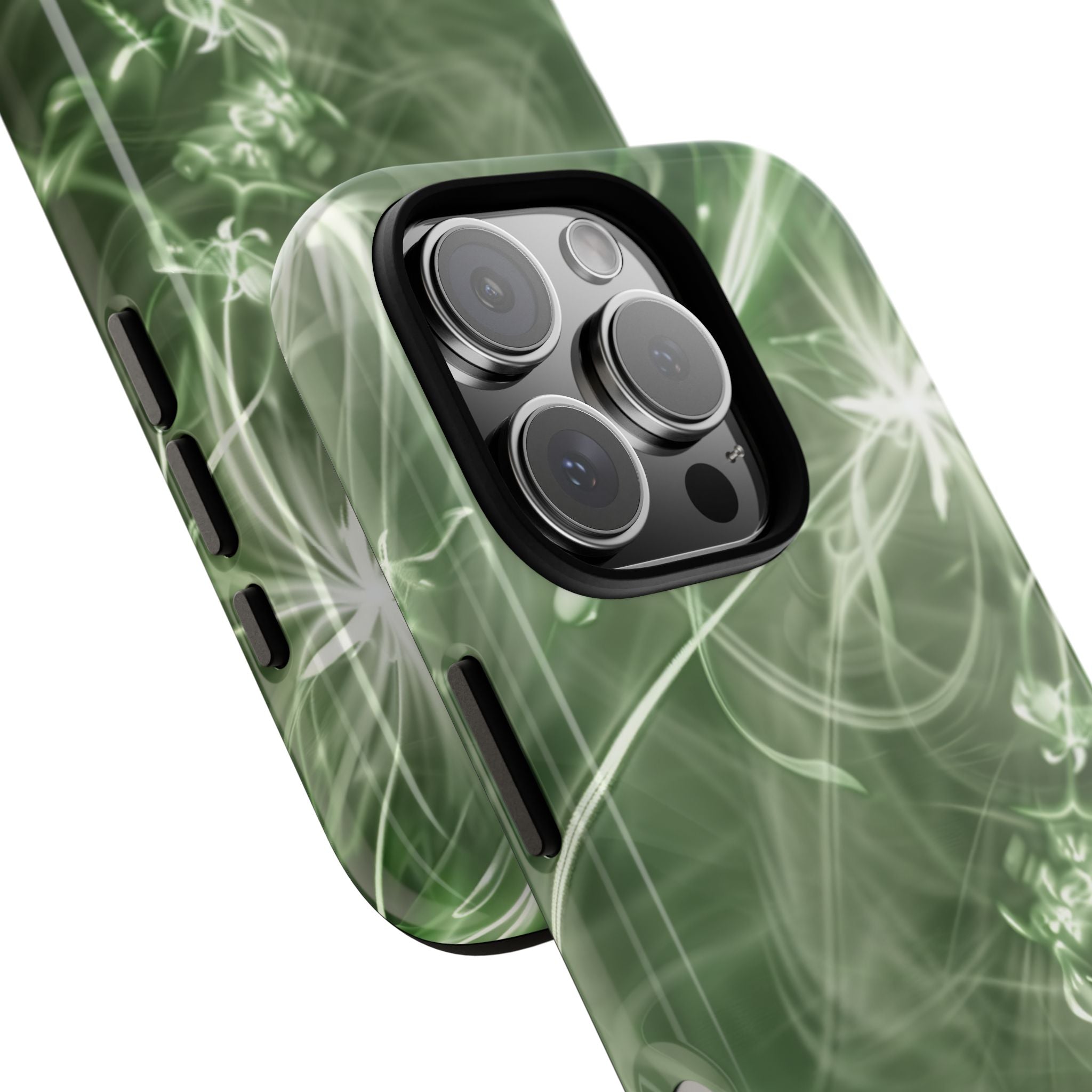 Ethereal Green Flow Art - for iPhone 16