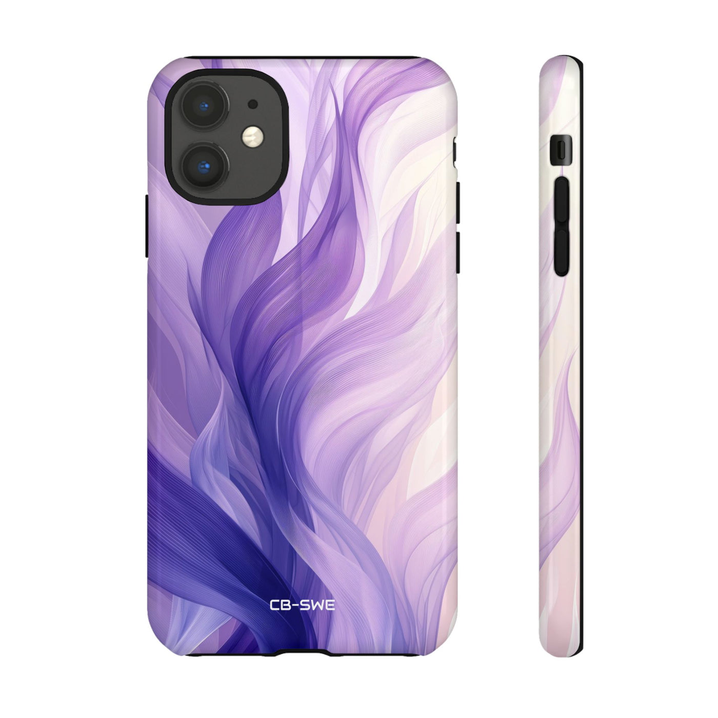 Flowing Purple Whispers - iPhone Case