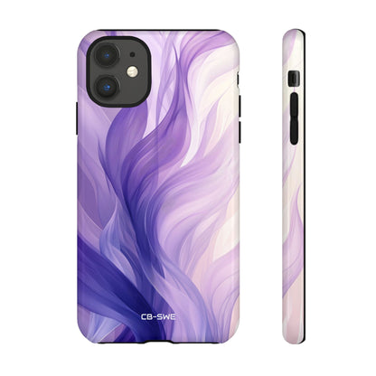 Flowing Purple Whispers - iPhone Case