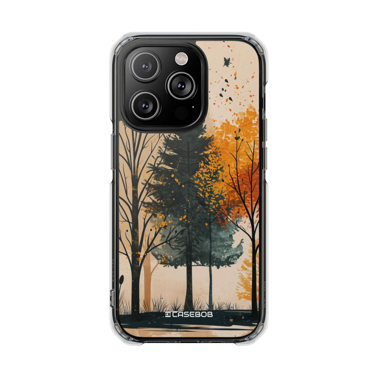 Autumnal Whispers - Phone Case for iPhone (Clear Impact - Magnetic)