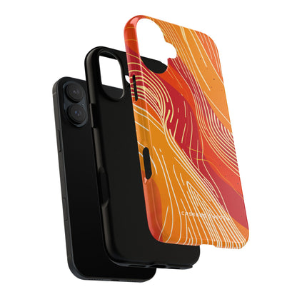 Gradient Flowwave Essence iPhone 16 - Tough Phone Case