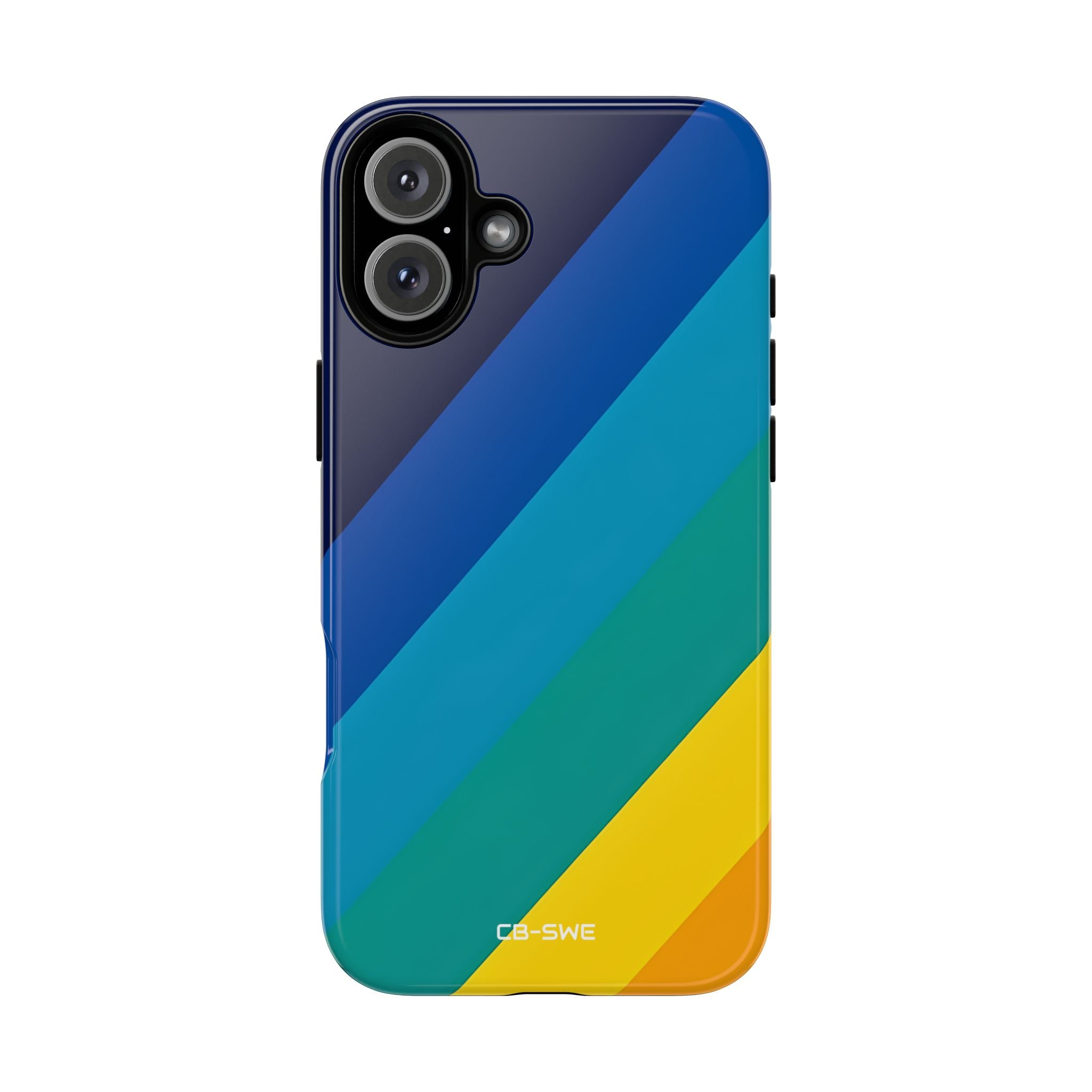 Diagonal Color Spectrum - iPhone Case