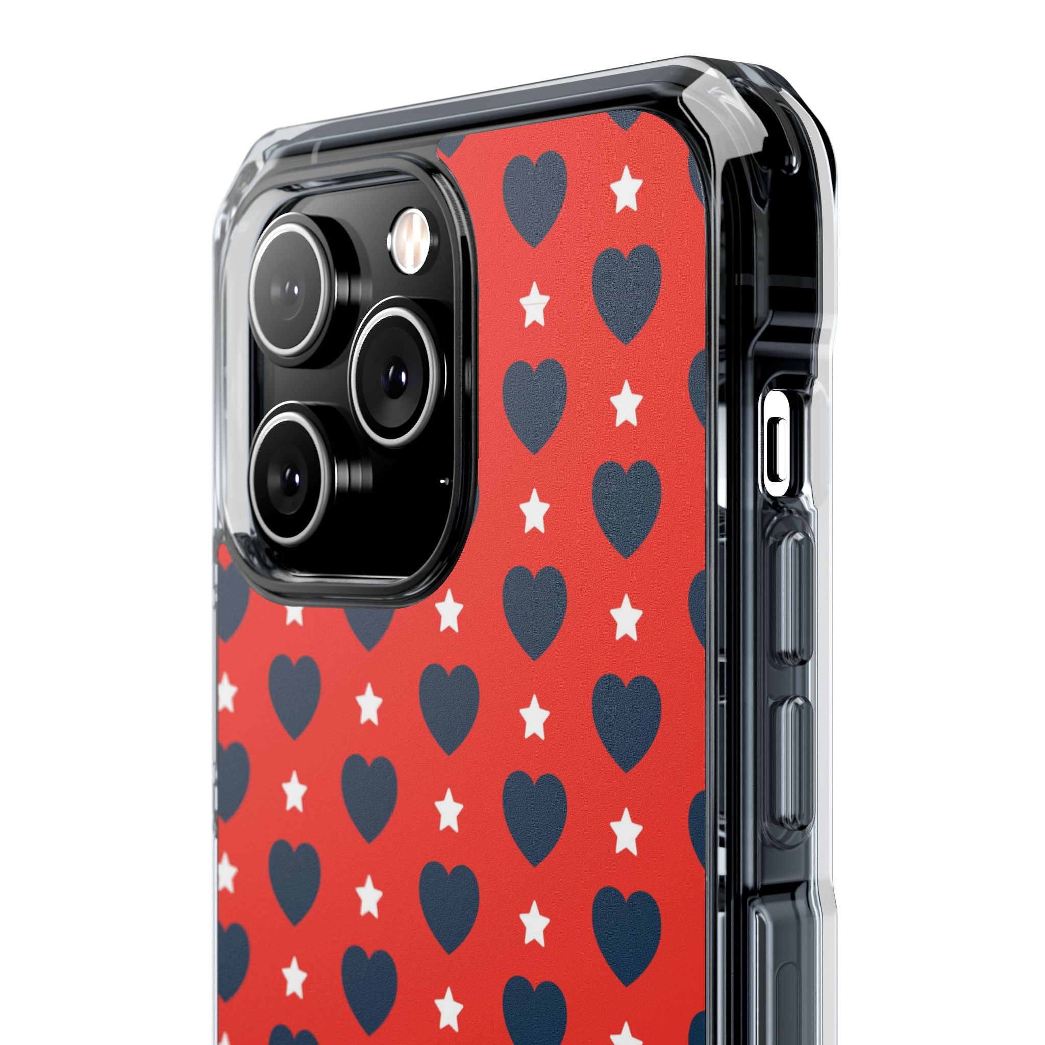 Hearts Embrace Stars iPhone Case - Impact