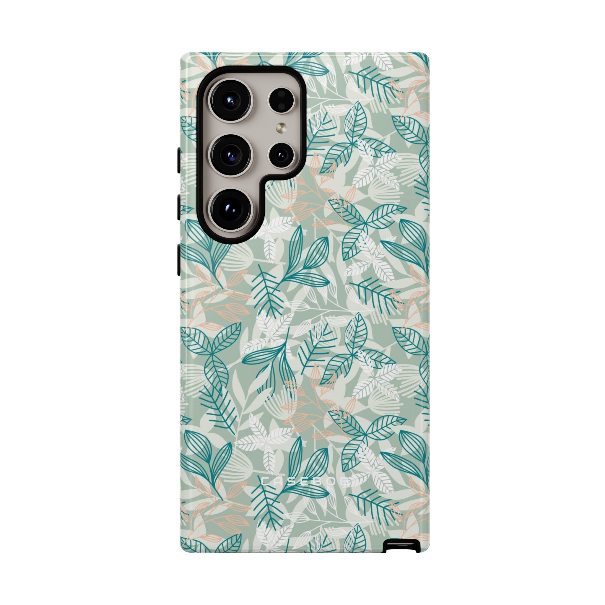 Light Green Leaf - Protective Phone Case