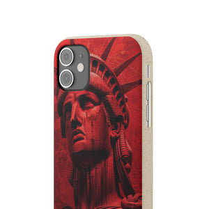 Red Liberty Revolution | Biodegradable Phone Case