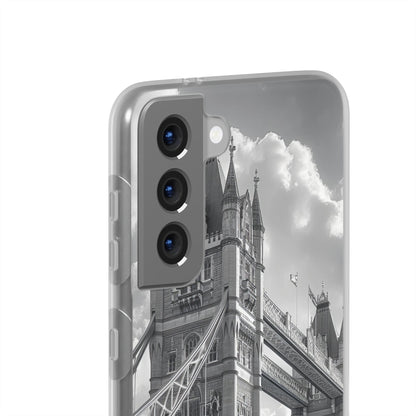 Tower Bridge Monochrome Architecture Study Samsung S21 - Flexi Phone Case