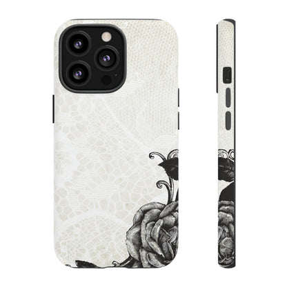 Rosett Gothic Flower - Protective Phone Case