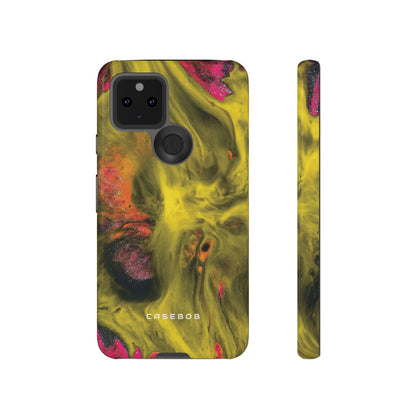 Yellow Ink Art - Protective Phone Case