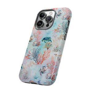 Pastel Underwater Serenade - Protective Phone Case