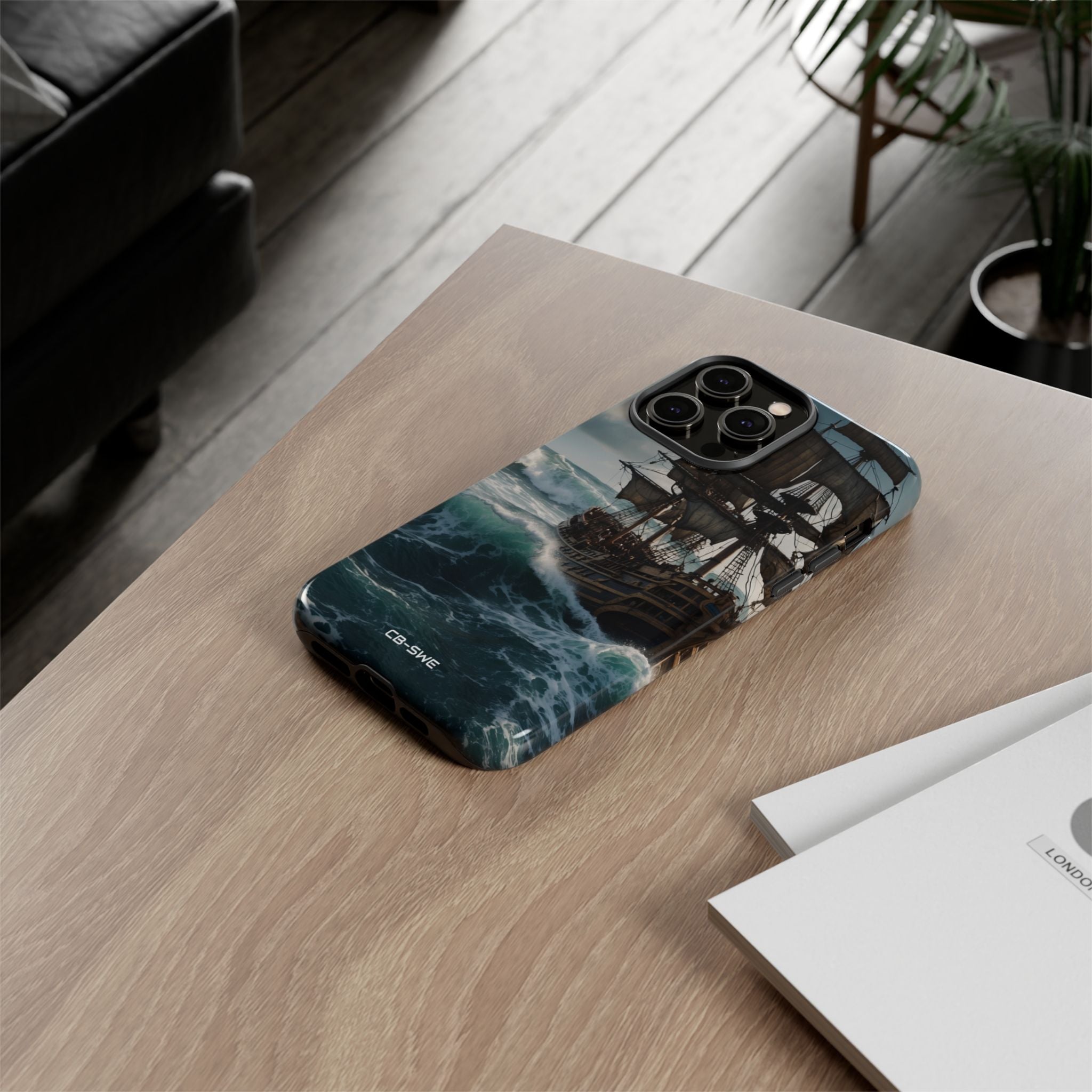 Ship Faces Waves - iPhone Case