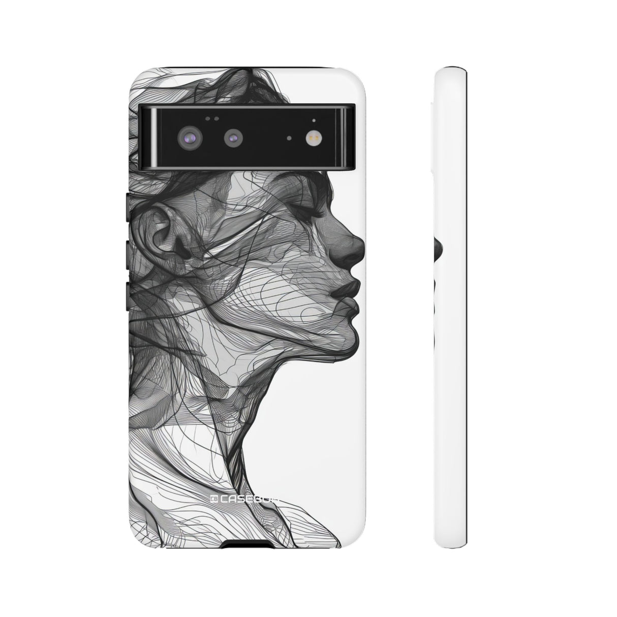 Ethereal Lines | Protective Phone Case for Google Pixel