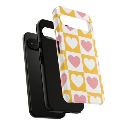Heart Grid Harmony - Google Pixel Case