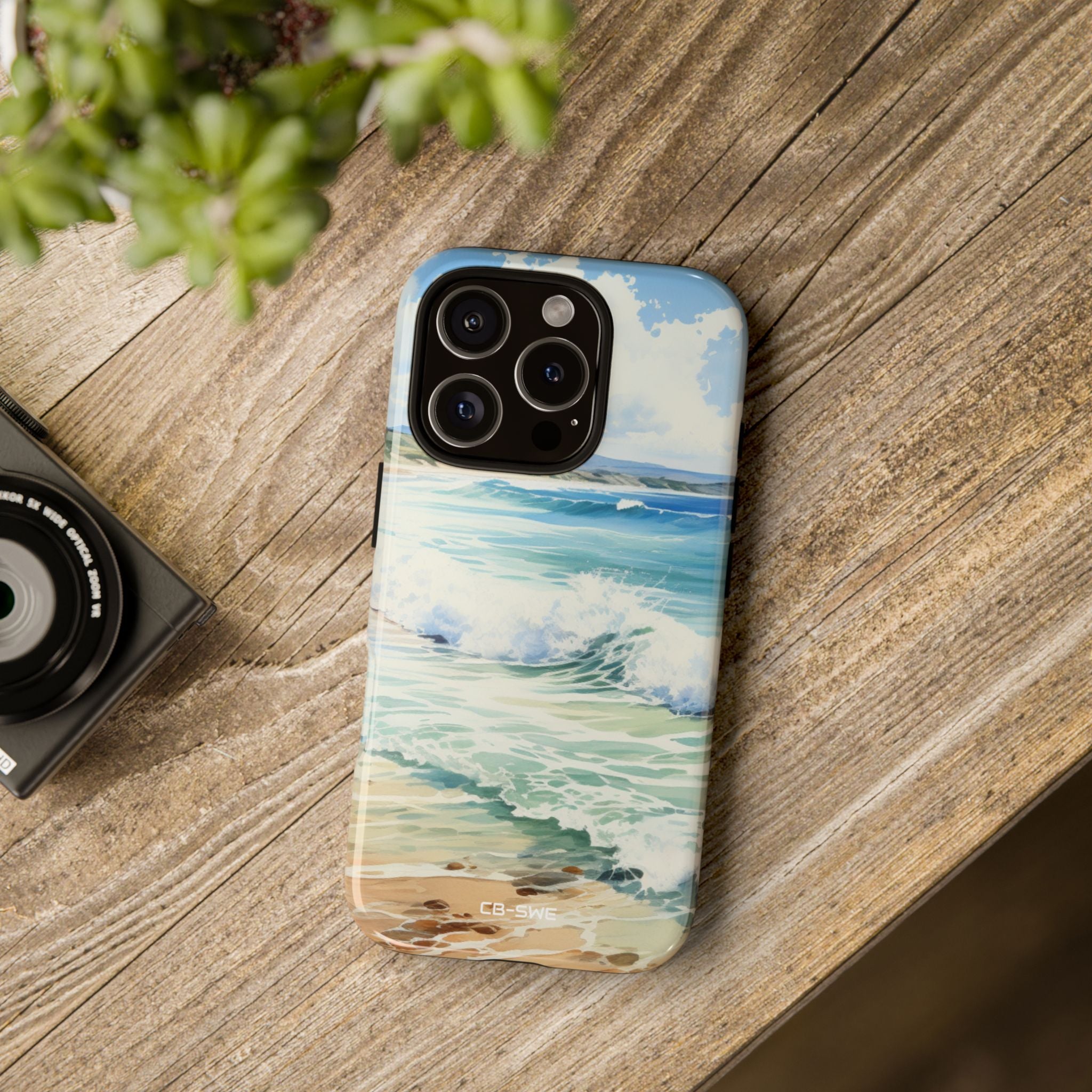 Serene Coastal Watercolors - iPhone Case