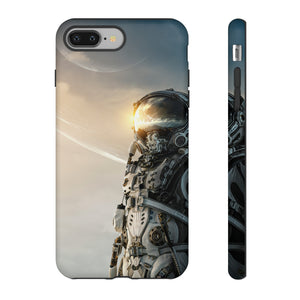 Astronaut on unexplored planet - Protective Phone Case