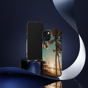 Sundown Palmtrees - Protective Phone Case