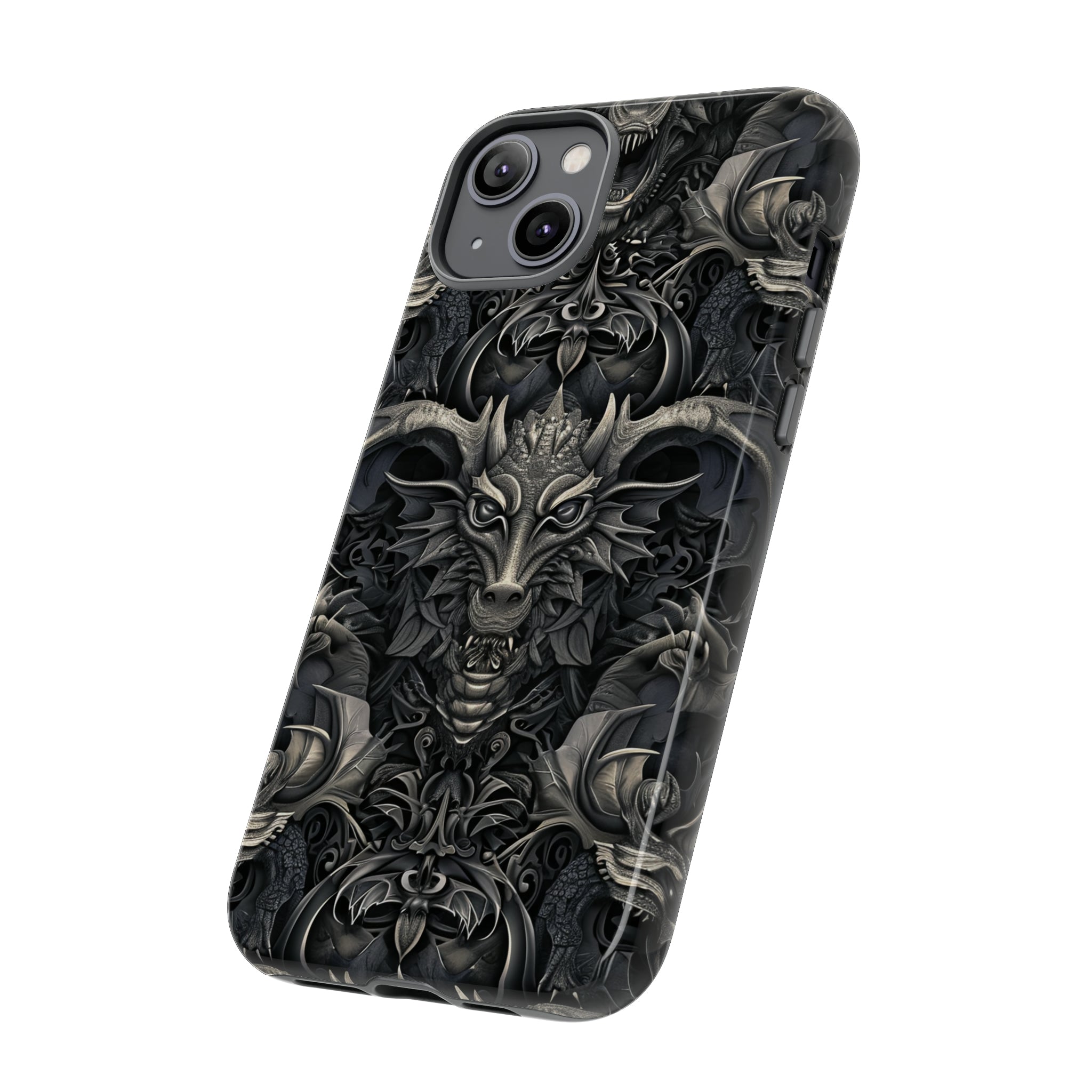 Mythical Gargoyles Tapestry - Protective Phone Case