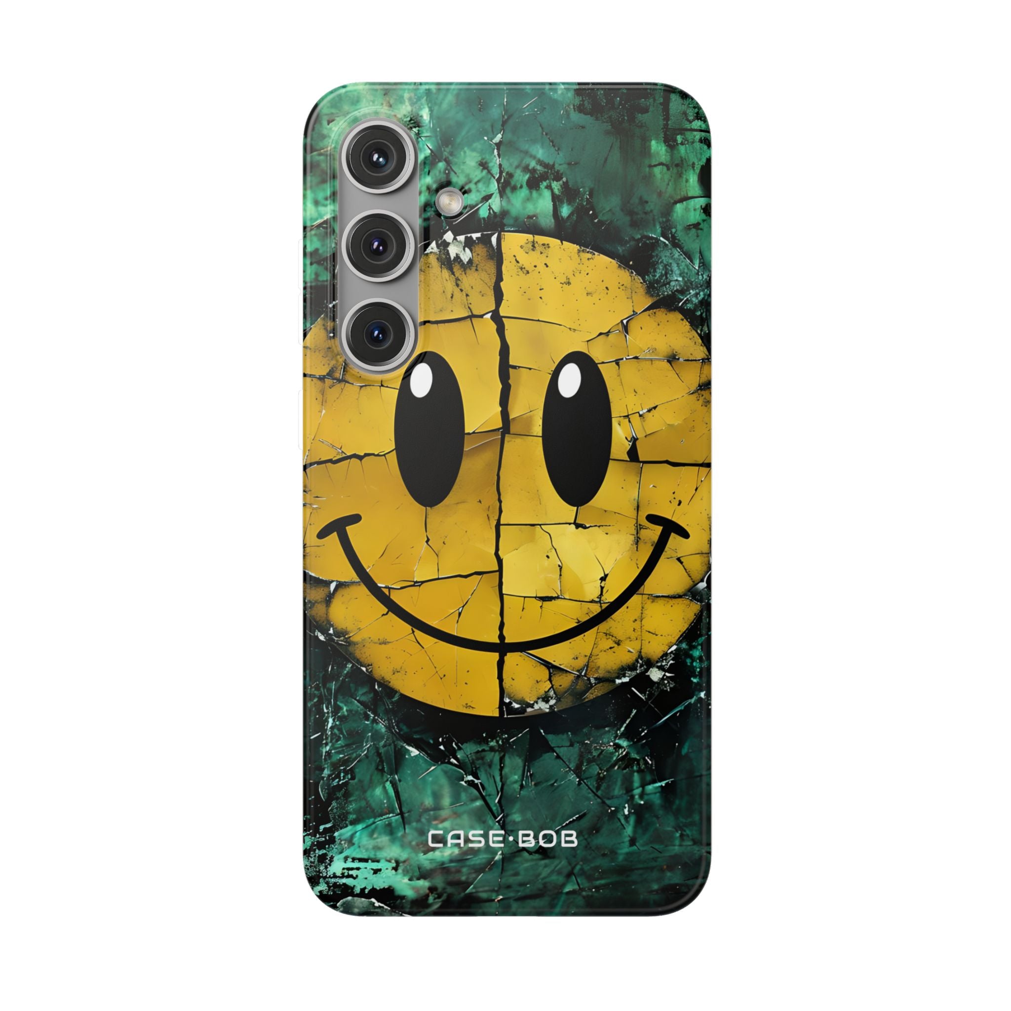 Cracked Smiley Samsung S24 Plus Case - Soft