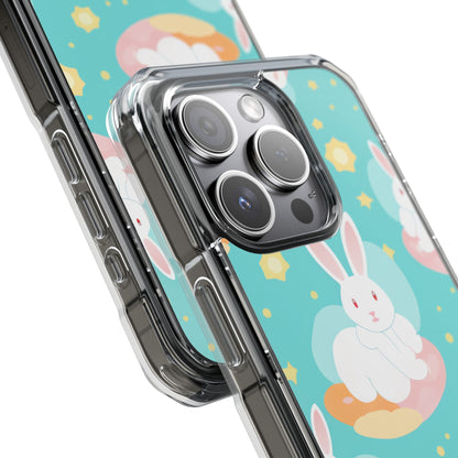 Bunnies Float Dreamily iPhone Case - Impact