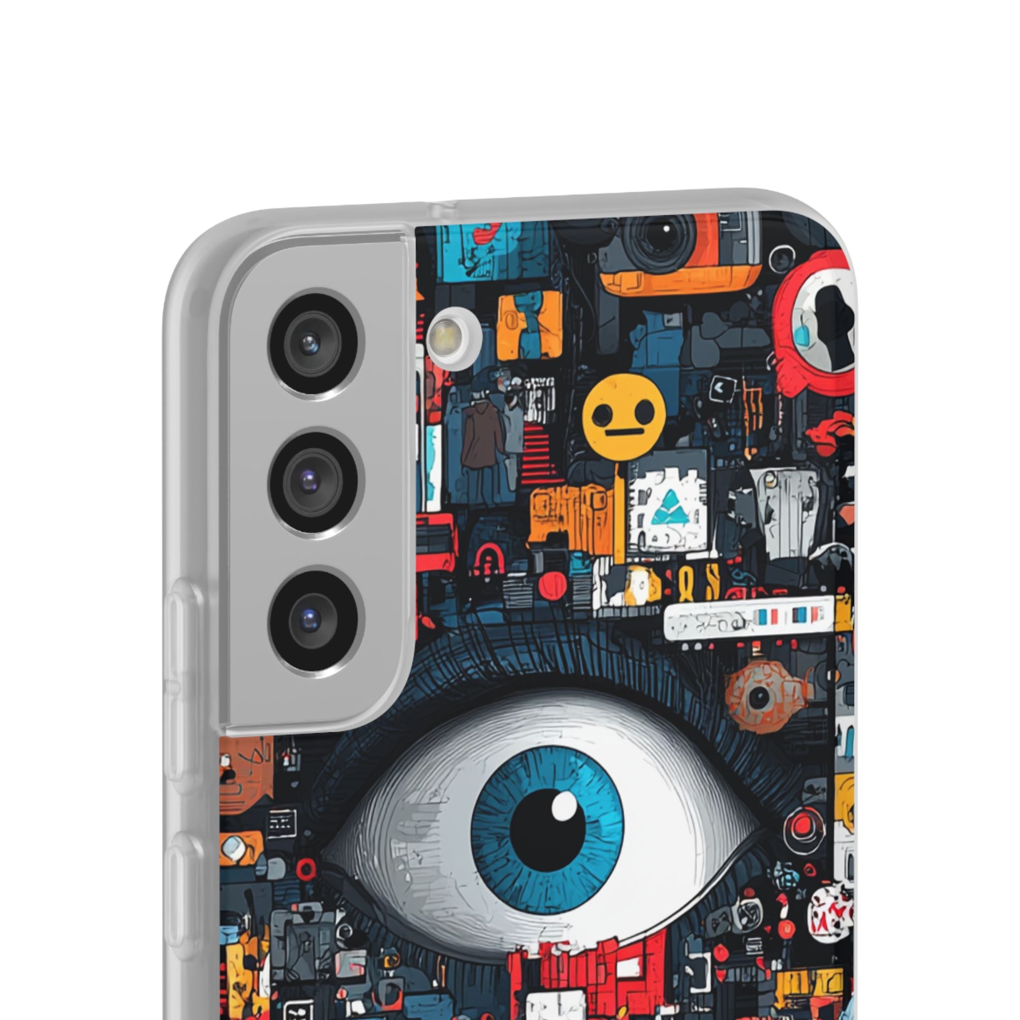 Digital Eye Blue Samsung S22 Plus Case - Soft