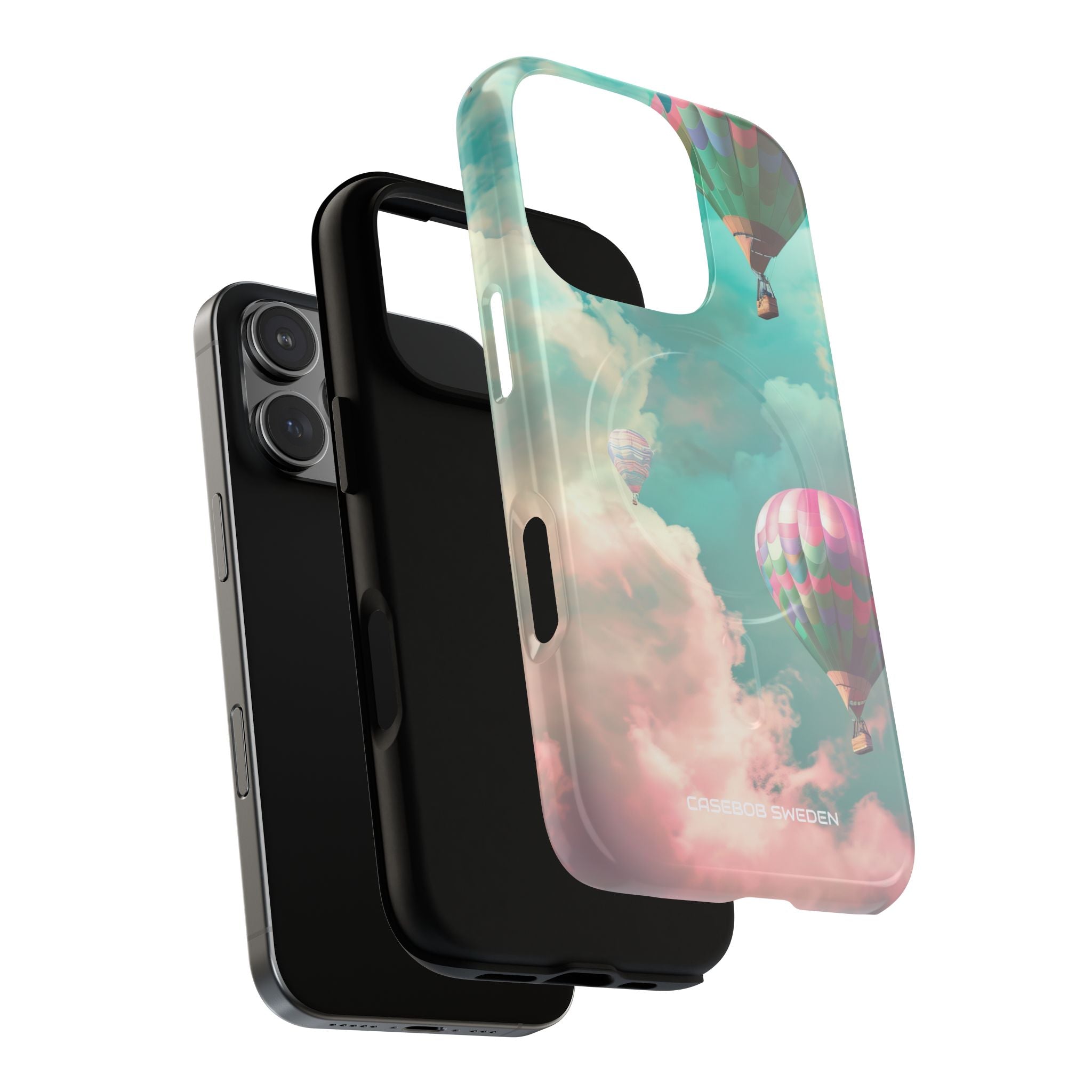 Pastel Balloon Adventure - Tough + MagSafe® iPhone 16 Phone Case