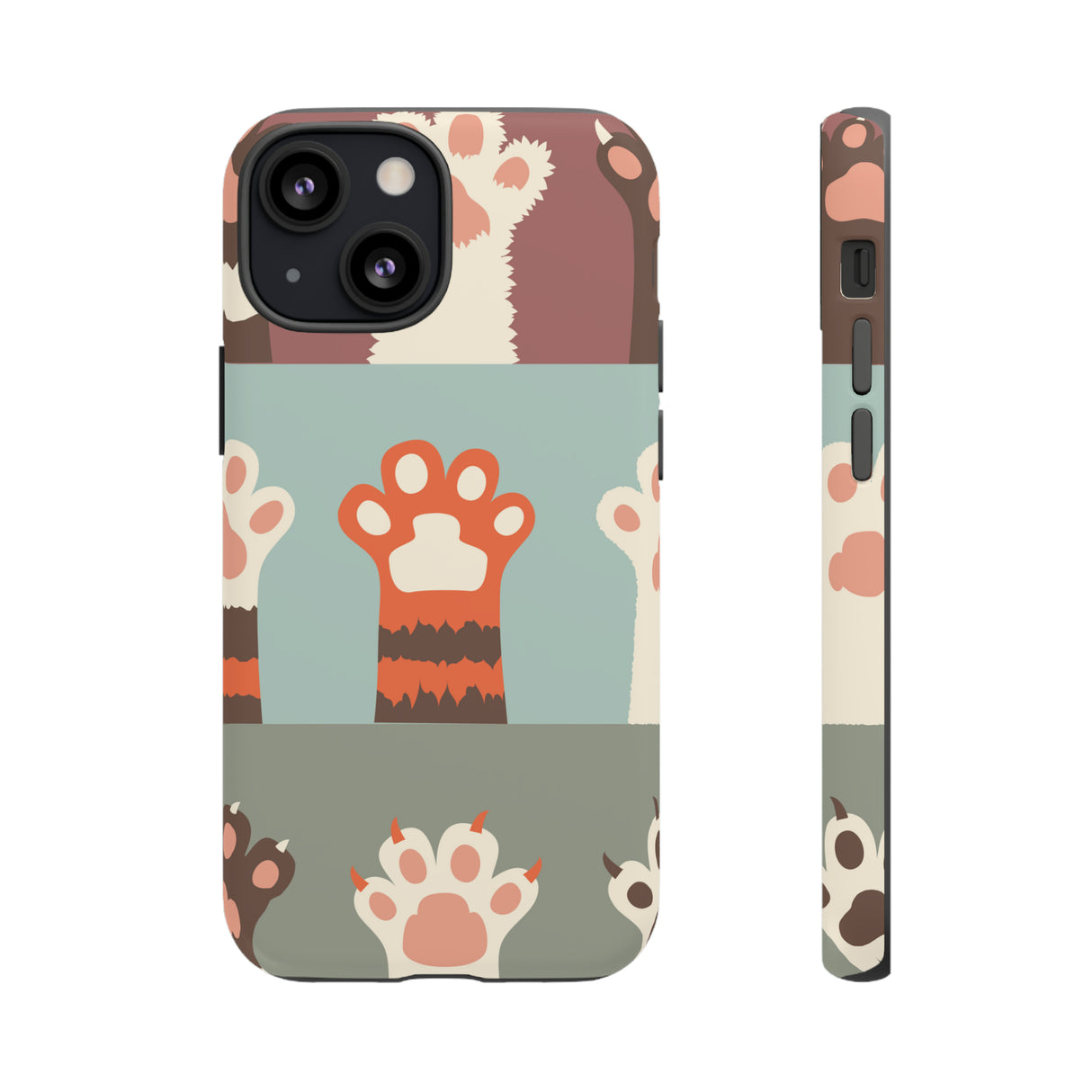 Vintage Cat Paw - Protective Phone Case