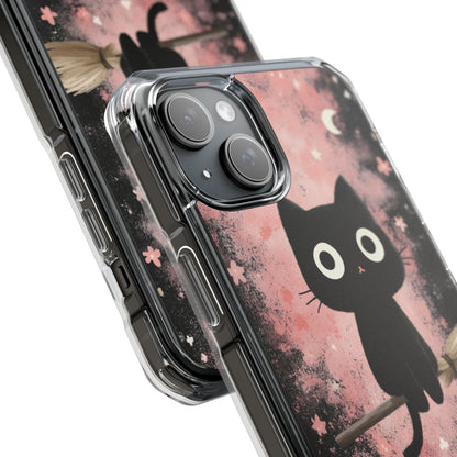 Whimsical Cat Soars iPhone Case - Impact
