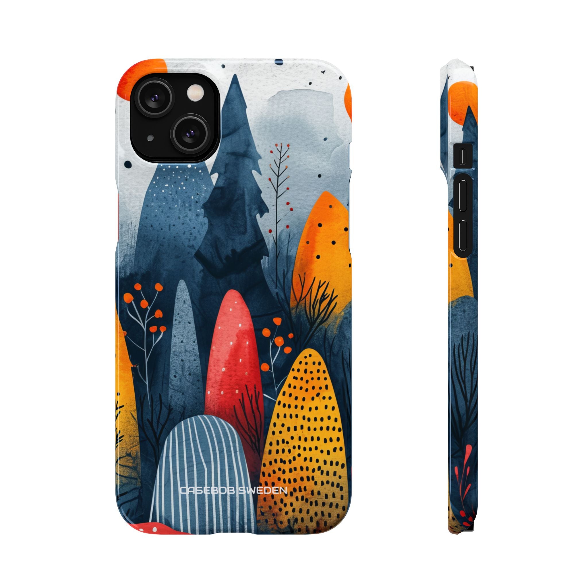 Whimsical Nature - Slim iPhone 14 Phone Case