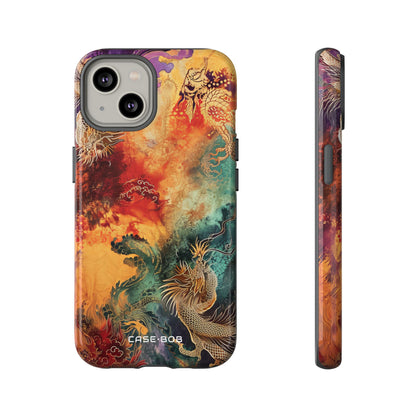 Dragon Ember iPhone 14 Case - Tough