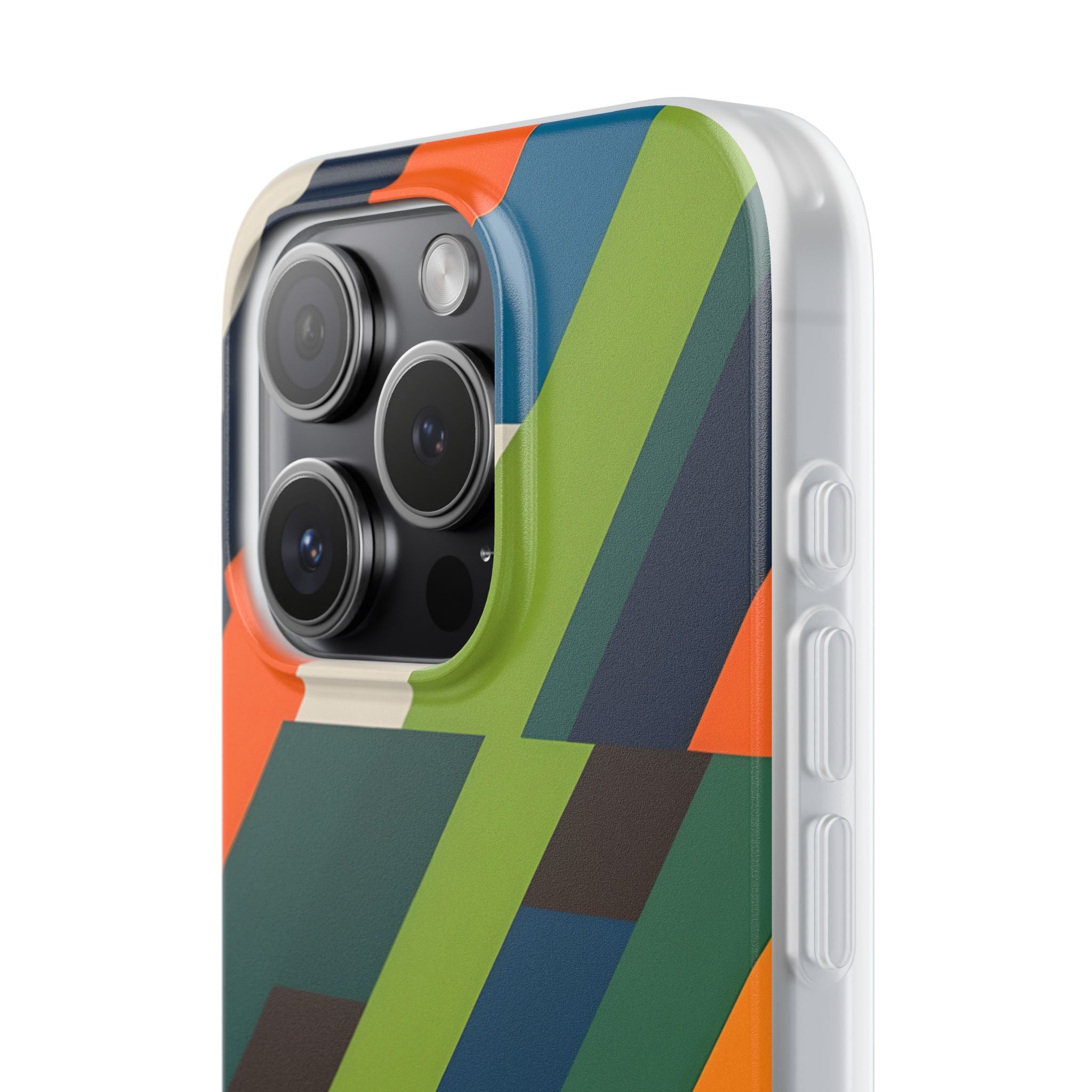 Diagonal Blaze iPhone 15 Pro Case - Soft