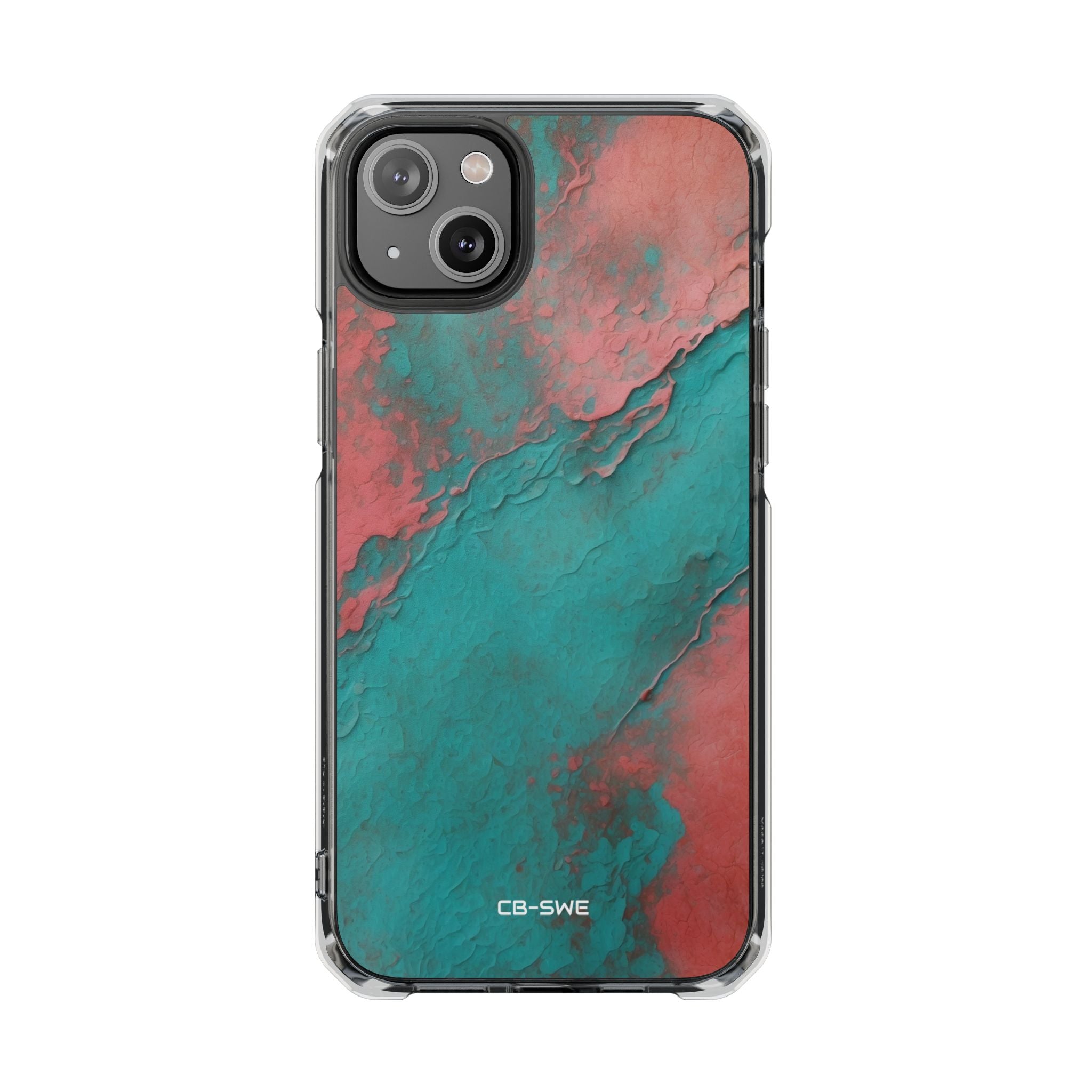 Turquoise Waves Dance iPhone Case - Impact