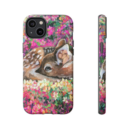 Oil painting - Young Deer - Protective Phone Case