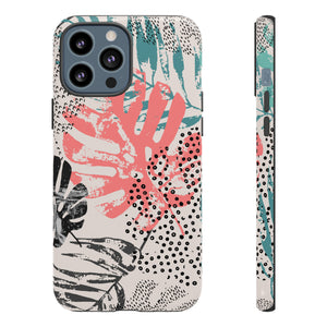 Rough Grunge Tropical - Protective Phone Case