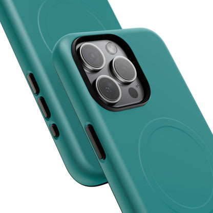 Dark Cyan iPhone 15 | Tough+ Phone Case