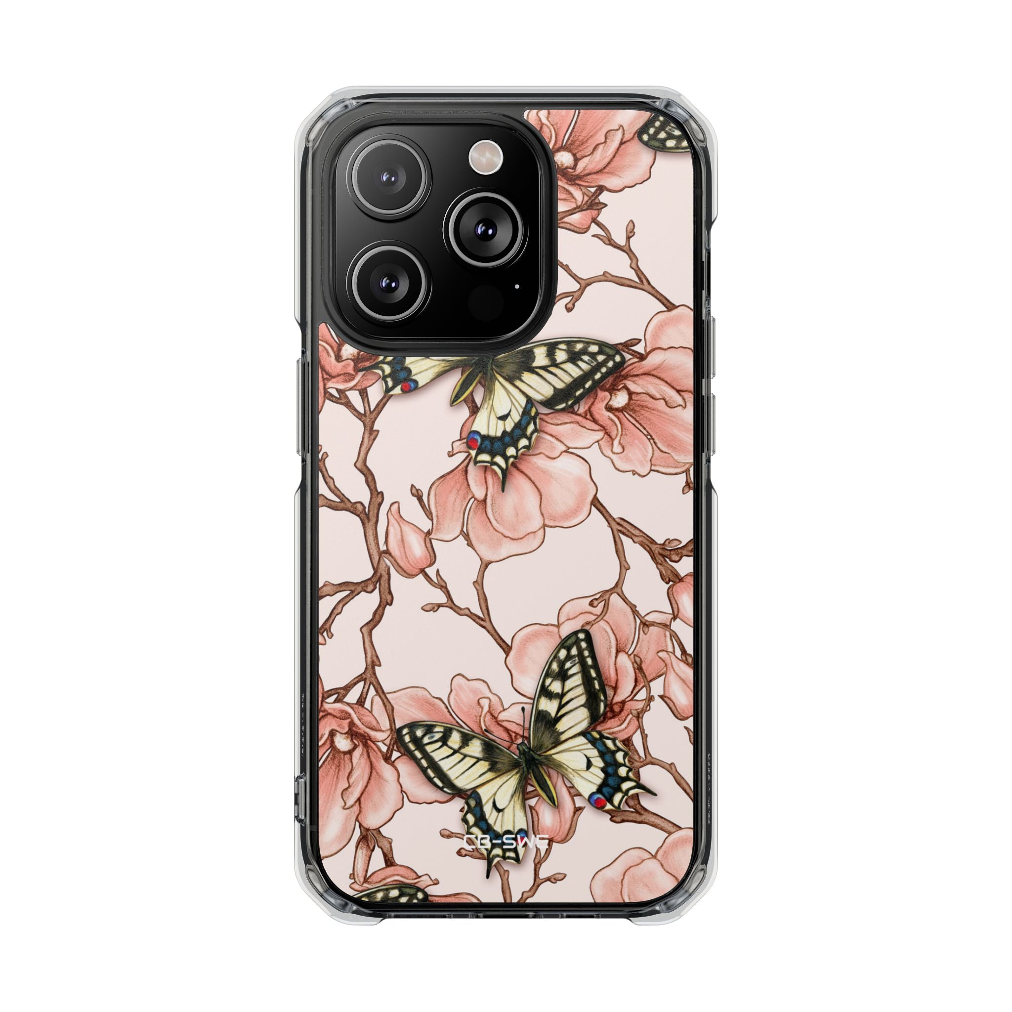 Butterflies and Magnolias Harmony iPhone Case - Impact