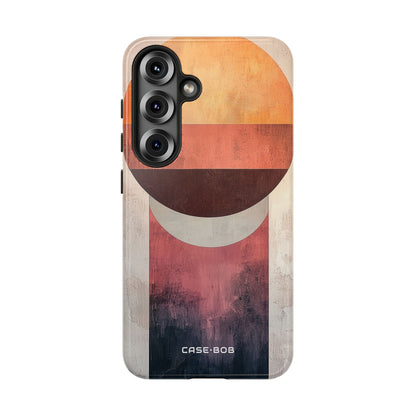 Sunset Orb Samsung S25 Case - Tough