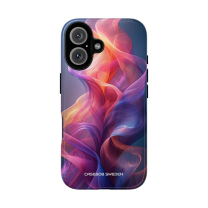 Violet Orange Flow - Tough iPhone 16 Phone Case