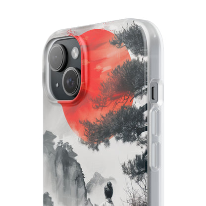 Zen Harmony: Japanese Serenity in Motion iPhone 15 - Flexi Phone Case