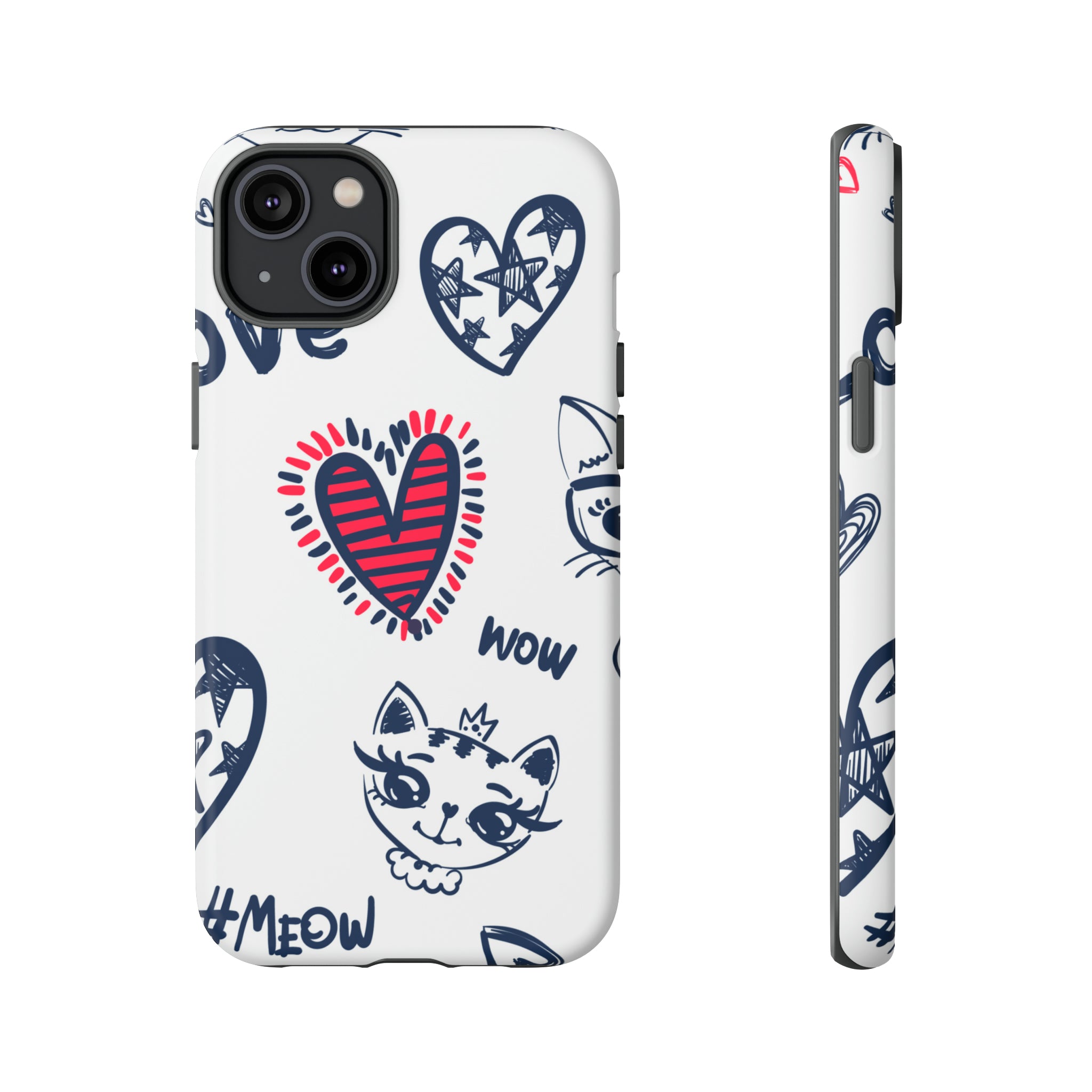 Cute Cat Wallpaper - Protective Phone Case