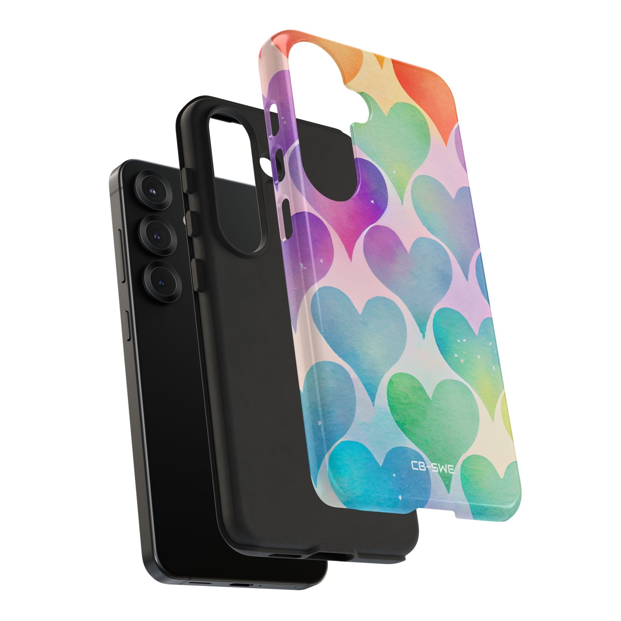 Watercolor Heart Symphony - Samsung Case