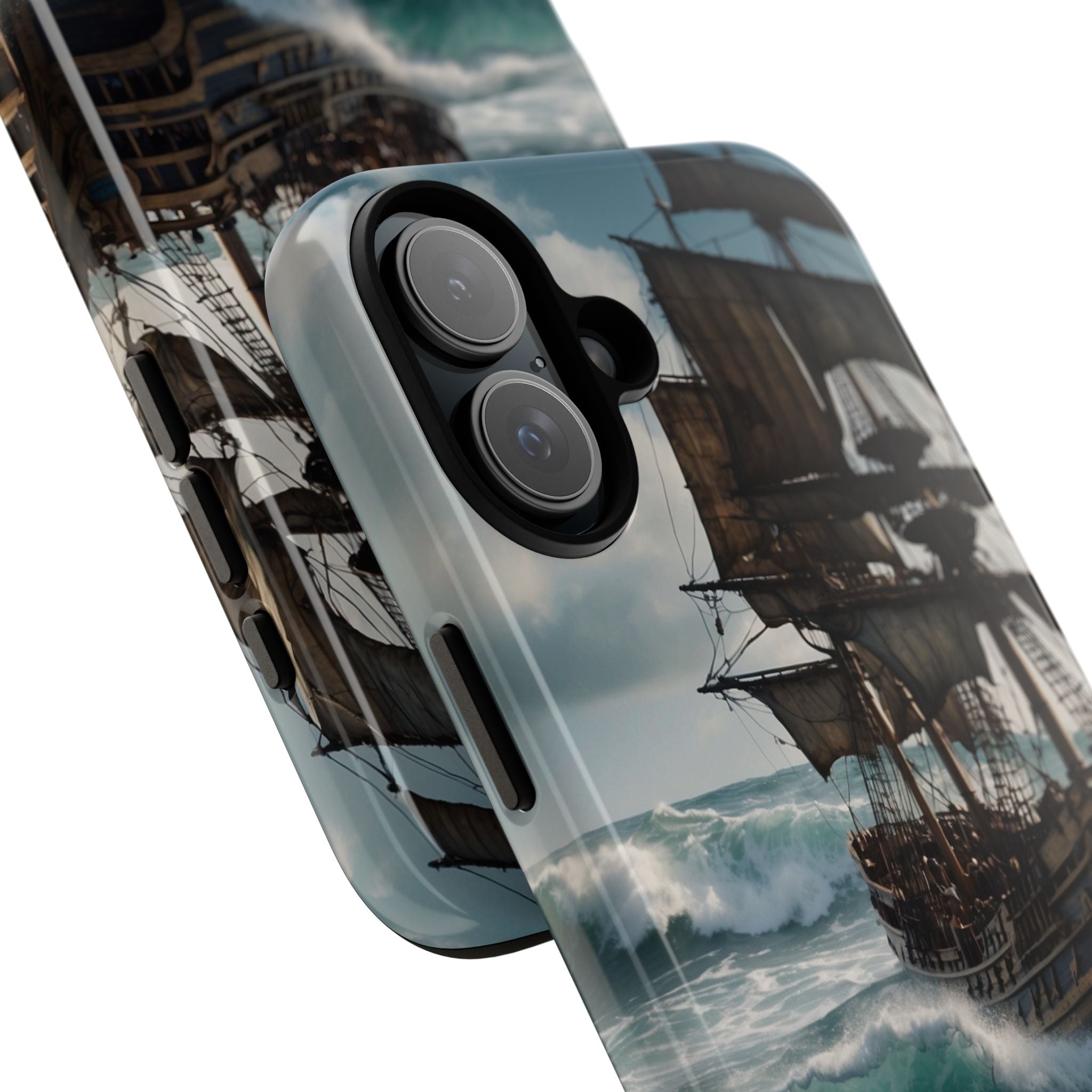 Ship Faces Waves - iPhone Case