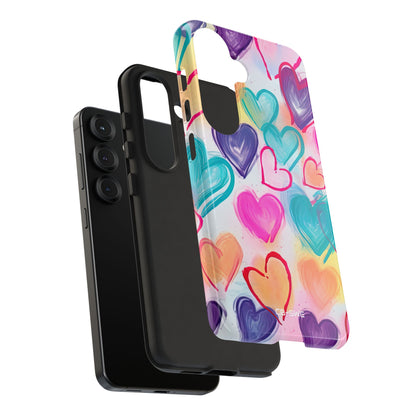 Hearts Dance Playfully - Samsung Case