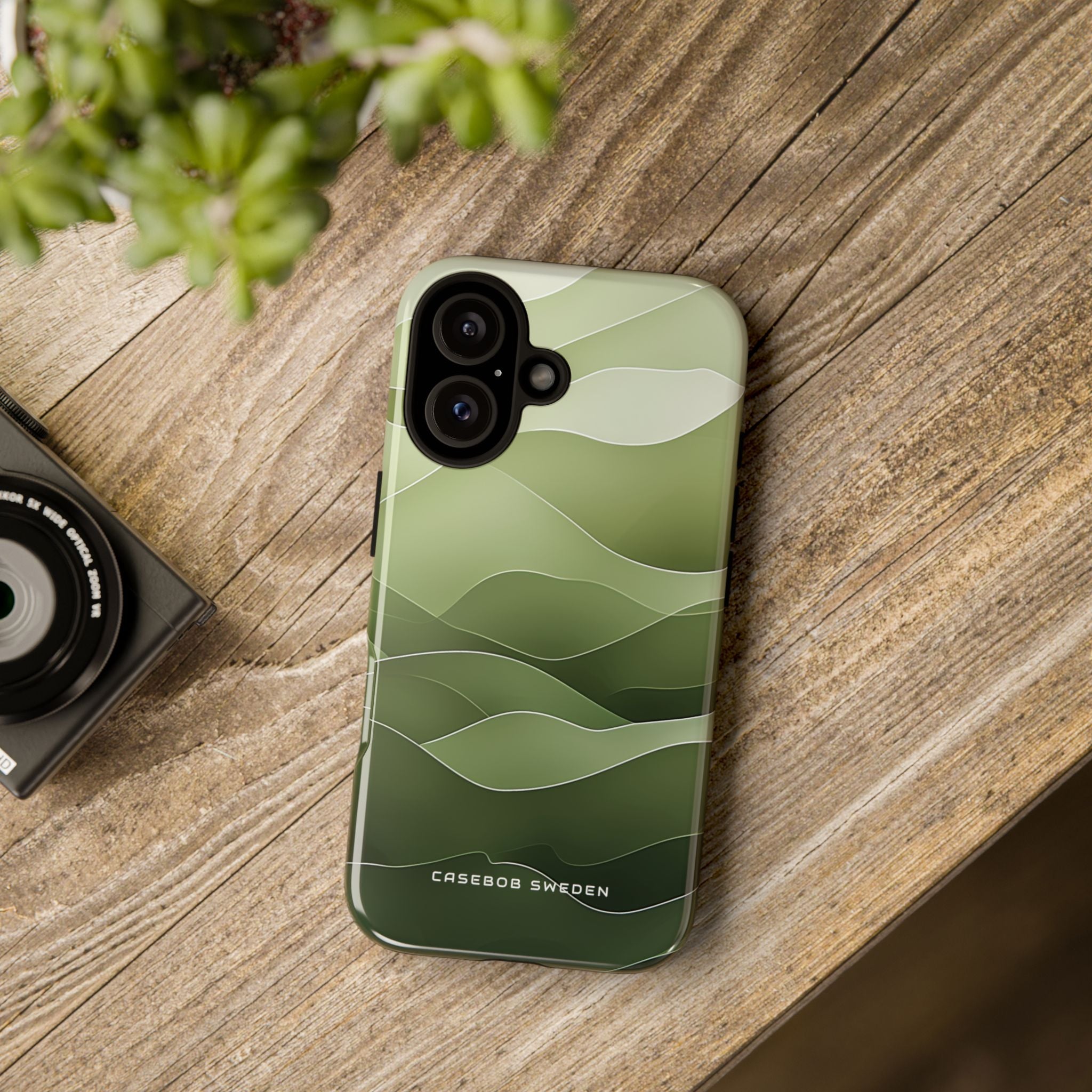 Gradient Emerald Drift iPhone 16 - Tough Phone Case