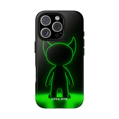 Neon Horned Spirit iPhone 16 Pro Case - Tough
