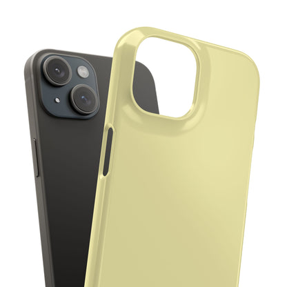 Pale Golden Rod iPhone 15 - Slim Phone Case