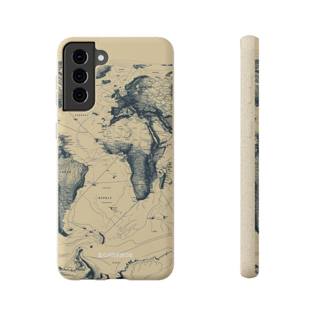 Vintage World Map | Biodegradable Phone Case