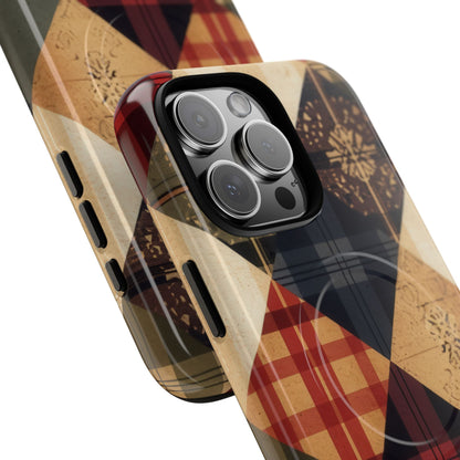 Rustic Quilt Charm iPhone 16 - Tough+