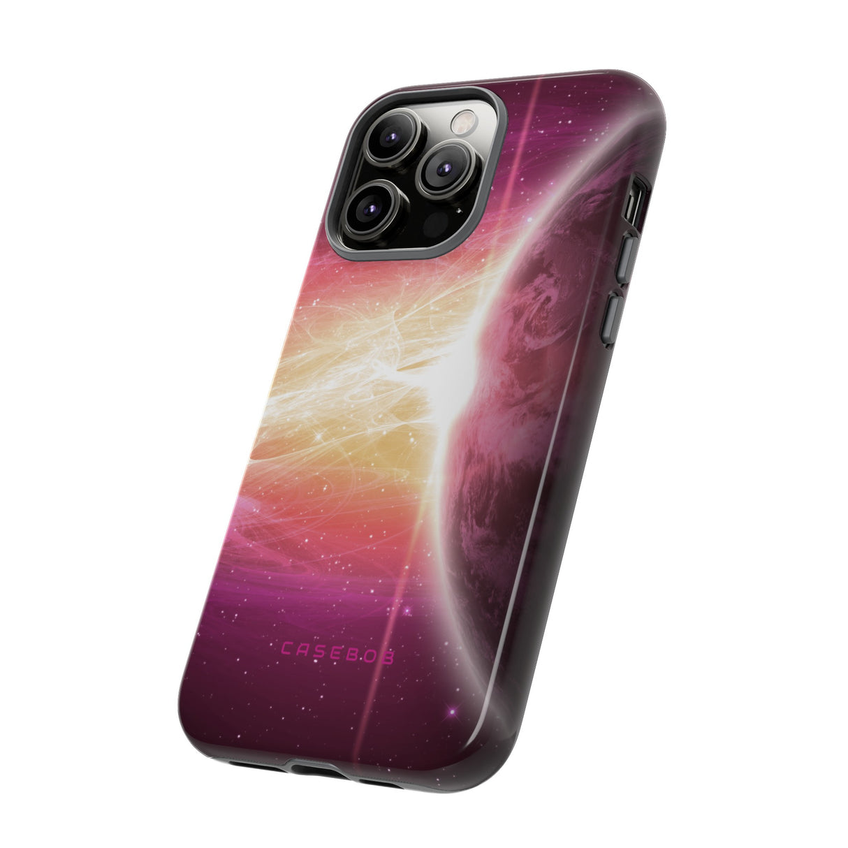 Purple Planets in Space - Protective Phone Case