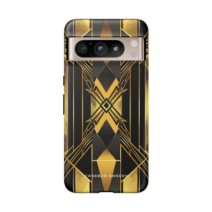 Golden Geometric Elegance Google Pixel 8 - Tough Phone Case