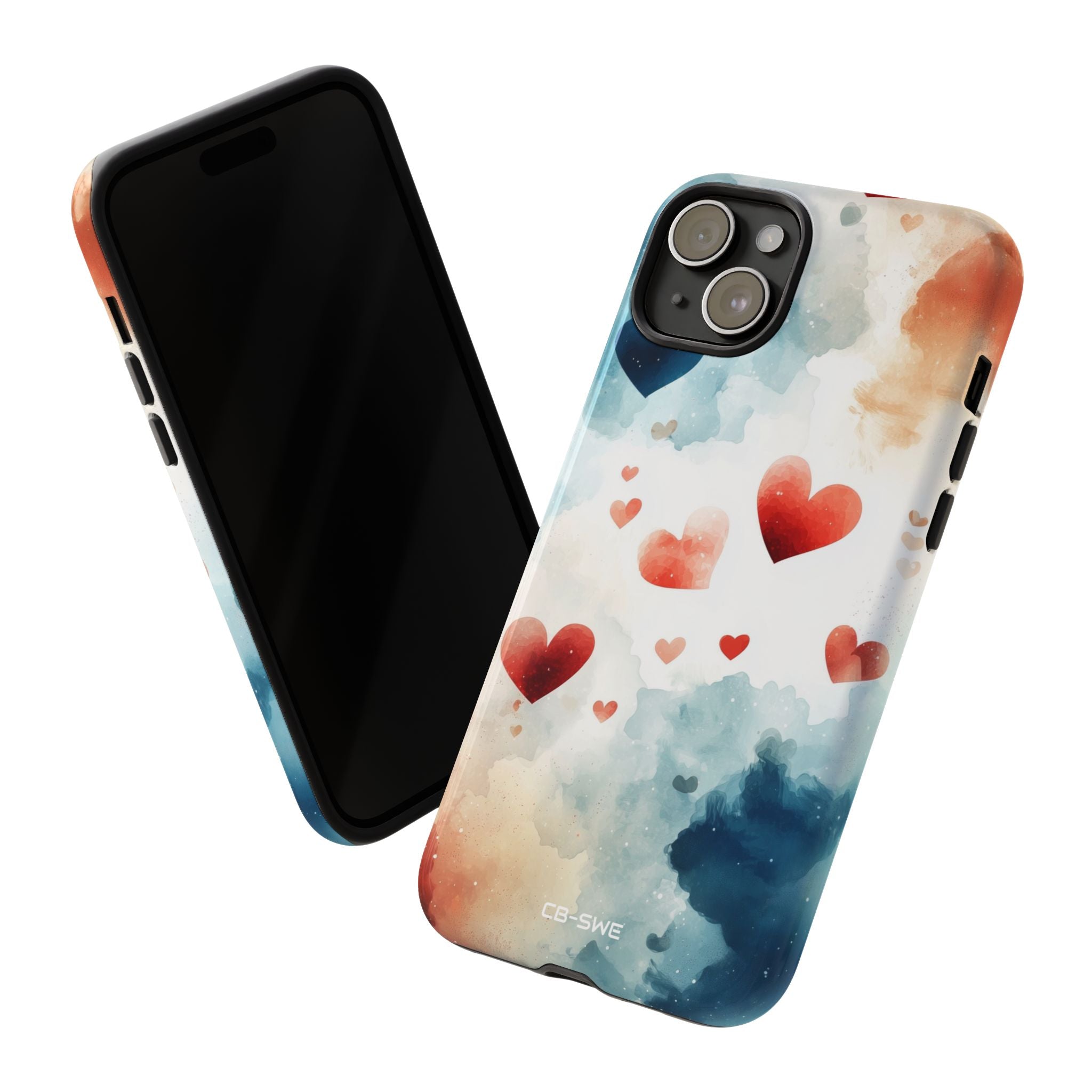 Floating Hearts Dance - iPhone Case